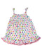 A White Sleeveless Dresses from Kissy Kissy in size 6-12M for girl. (Back View)