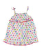 A White Sleeveless Dresses from Kissy Kissy in size 6-12M for girl. (Front View)