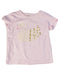 A Pink Short Sleeve T Shirts from Seed in size 6-12M for girl. (Front View)