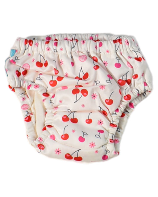 A Pink Swim Diapers from Charlie Banana in size S for girl. (Front View)