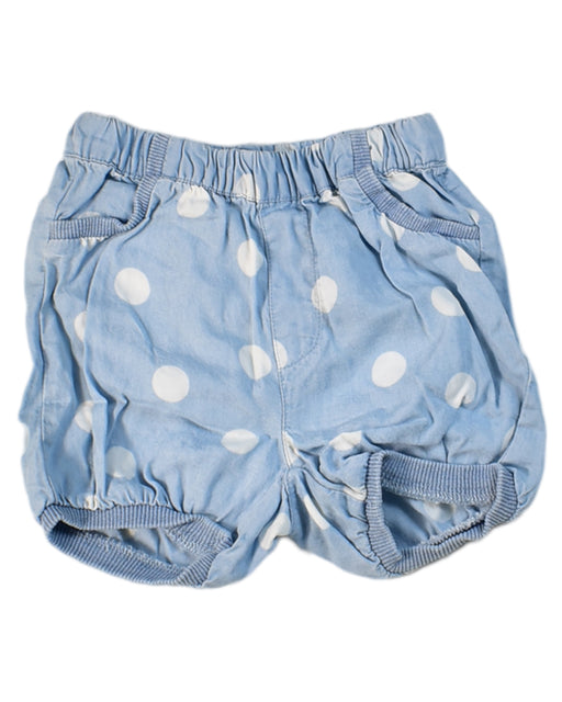 A Blue Shorts from Seed in size 6-12M for girl. (Front View)