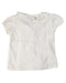 A White Short Sleeve Tops from La Coqueta in size 4T for girl. (Back View)