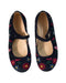 A Navy Flats from Manuela de Juan in size 4T for girl. (Back View)