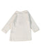 A White Long Sleeve Tops from Seed in size Newborn for neutral. (Back View)