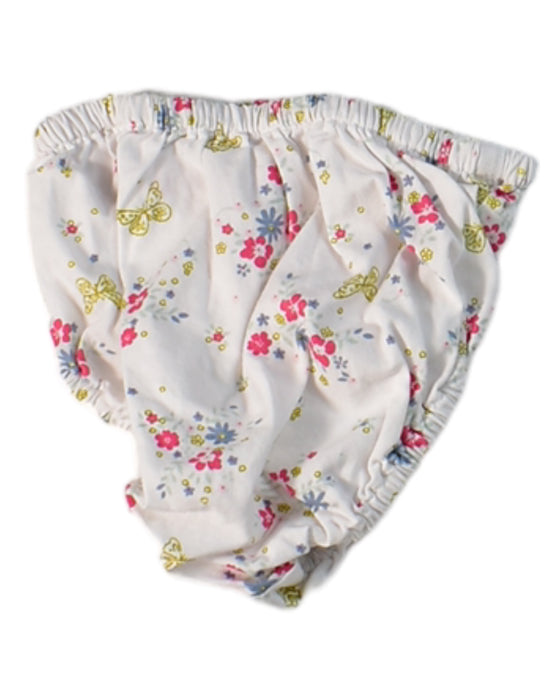 A White Bloomers from The Little White Company in size 0-3M for girl. (Back View)