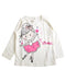 A White Long Sleeve Tops from Chicco in size 18-24M for girl. (Front View)