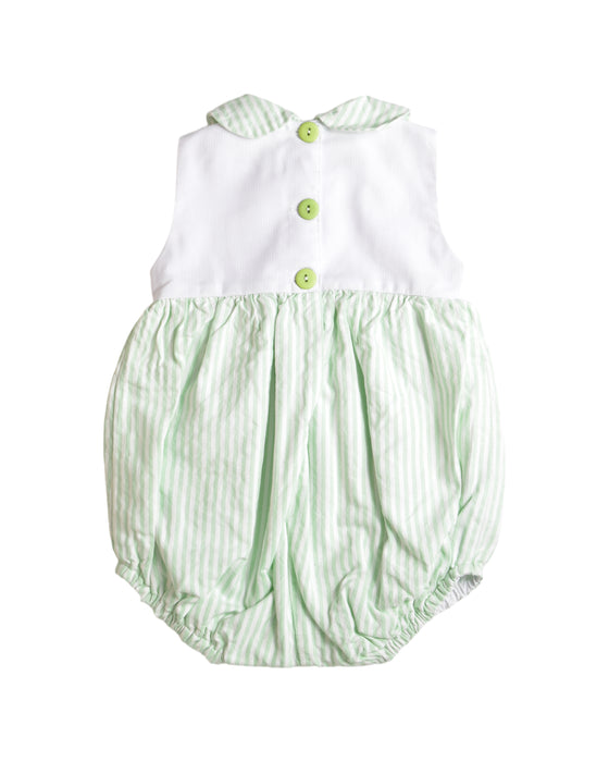 A White Rompers from Sal & Pigmenta in size 3-6M for girl. (Back View)