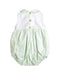 A White Rompers from Sal & Pigmenta in size 3-6M for girl. (Back View)