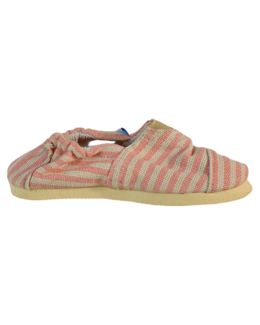 A Pink Slip Ons from Paez in size 5T for girl. (Front View)