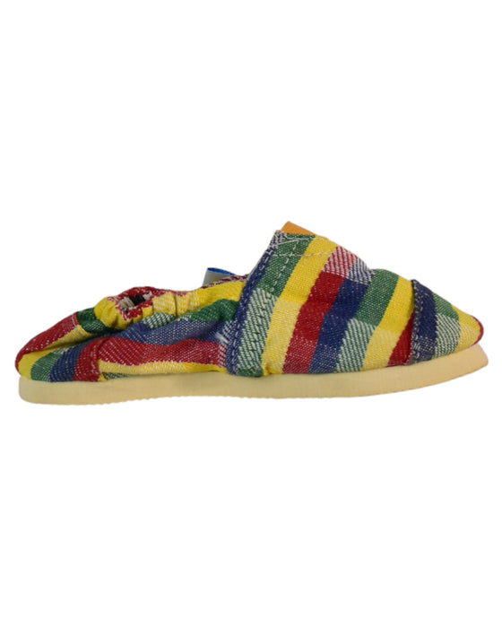 A Multicolour Slip Ons from Paez in size 4T for girl. (Front View)