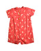 A Red Short Sleeve Rompers from Chubby Chubby in size 6-12M for boy. (Front View)