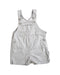 A Grey Overall Shorts from Chateau de Sable in size 6-12M for neutral. (Front View)