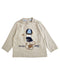 A Brown Long Sleeve Tops from Chicco in size 6-12M for boy. (Front View)