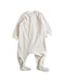 A Ivory Long Sleeve Jumpsuits from Chicco in size 6-12M for neutral. (Back View)