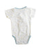 A White Short Sleeve Bodysuits from Chateau de Sable in size 6-12M for boy. (Back View)