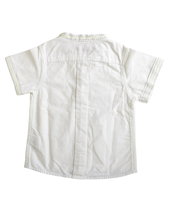 A White Shirts from Chateau de Sable in size 6-12M for boy. (Back View)