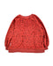 A Red Long Sleeve Tops from maed in size 12-18M for girl. (Back View)