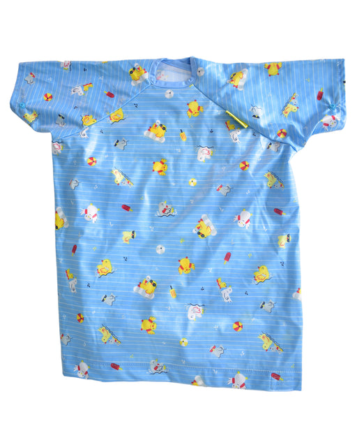 A Blue Bibs from Bibado in size 6-12M for boy. (Front View)