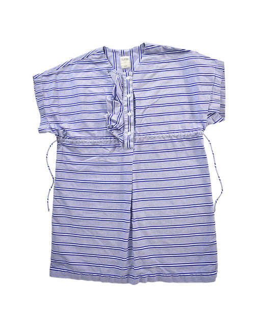 A Blue Short Sleeve Dresses from In Good Company in size 5T for girl. (Front View)