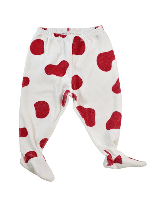 A White Leggings from Chicco in size 6-12M for girl. (Front View)