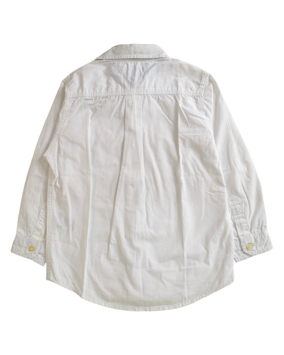 A White Shirts from Tommy Hilfiger in size 3T for boy. (Back View)