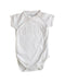 A White Short Sleeve Bodysuits from Chateau de Sable in size 6-12M for neutral. (Front View)