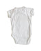 A White Short Sleeve Bodysuits from Chateau de Sable in size 6-12M for neutral. (Back View)