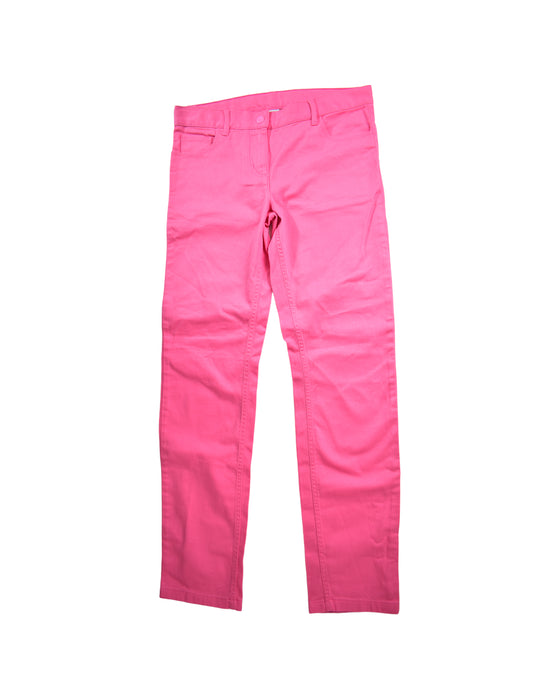 A Pink Casual Pants from Petit Bateau in size 10Y for girl. (Front View)