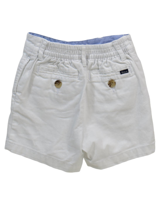 A White Shorts from Ralph Lauren in size 6-12M for boy. (Back View)