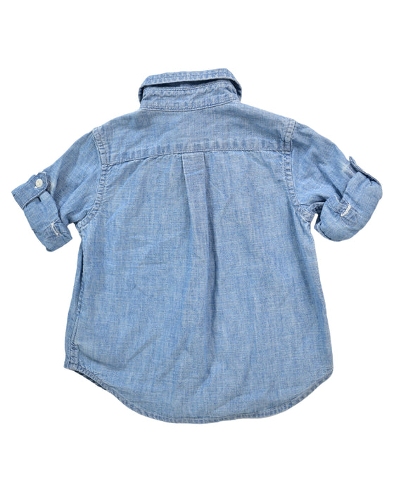 A Blue Shirts from Ralph Lauren in size 6-12M for boy. (Back View)