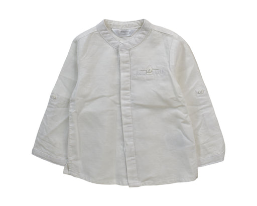 A White Shirts from Mayoral in size 6-12M for boy. (Front View)