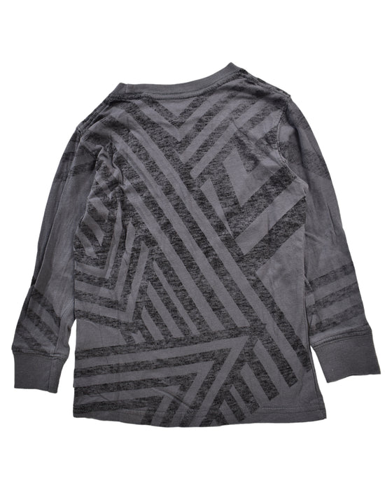 A Grey Long Sleeve Tops from DKNY in size 3T for boy. (Back View)