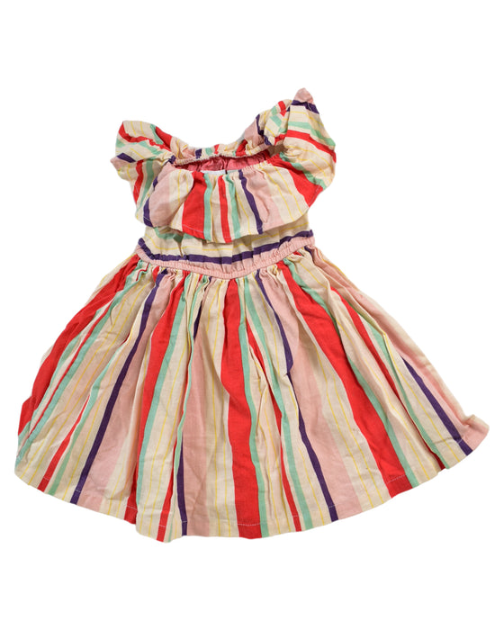 A Beige Short Sleeve Dresses from Margherita in size 3-6M for girl. (Front View)