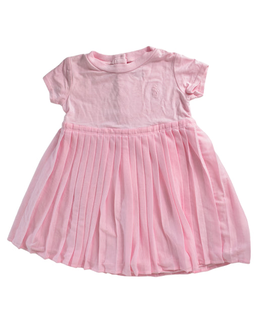 A Pink Short Sleeve Dresses from Ralph Lauren in size 6-12M for girl. (Front View)