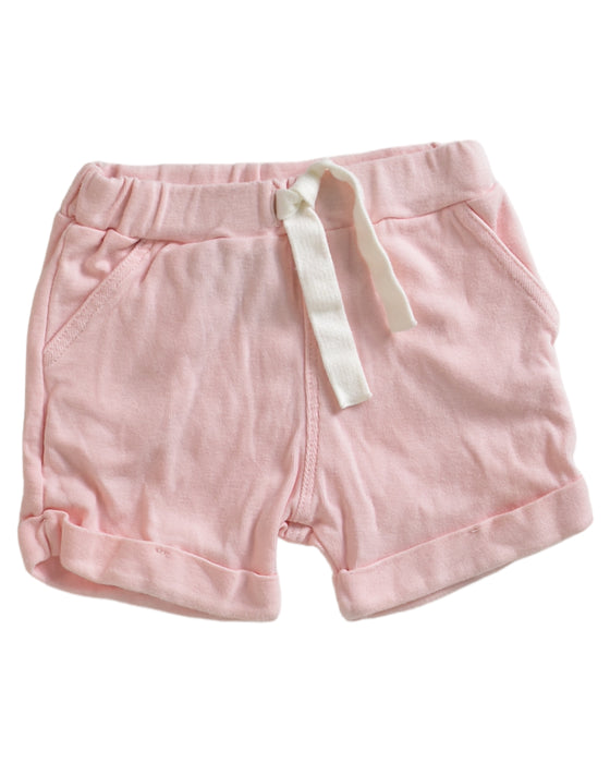 A Pink Shorts from Petit Bateau in size 3-6M for girl. (Front View)