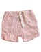 A Pink Shorts from Petit Bateau in size 3-6M for girl. (Front View)