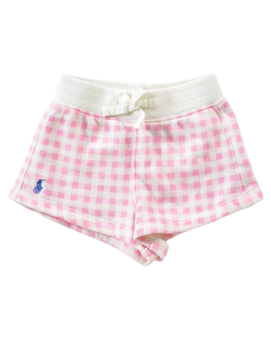 A White Shorts from Ralph Lauren in size 0-3M for girl. (Front View)