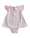 A Pink Rompers from Jacadi in size 0-3M for girl. (Front View)