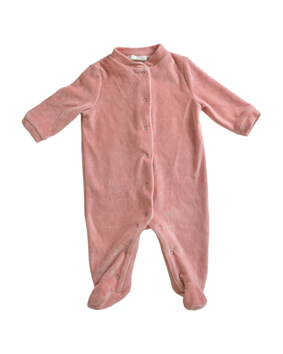 A Pink Onesies from Marie Chantal in size 0-3M for girl. (Front View)