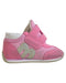 A Pink Sneakers from Mikihouse x Mizuno in size 18-24M for girl. (Front View)