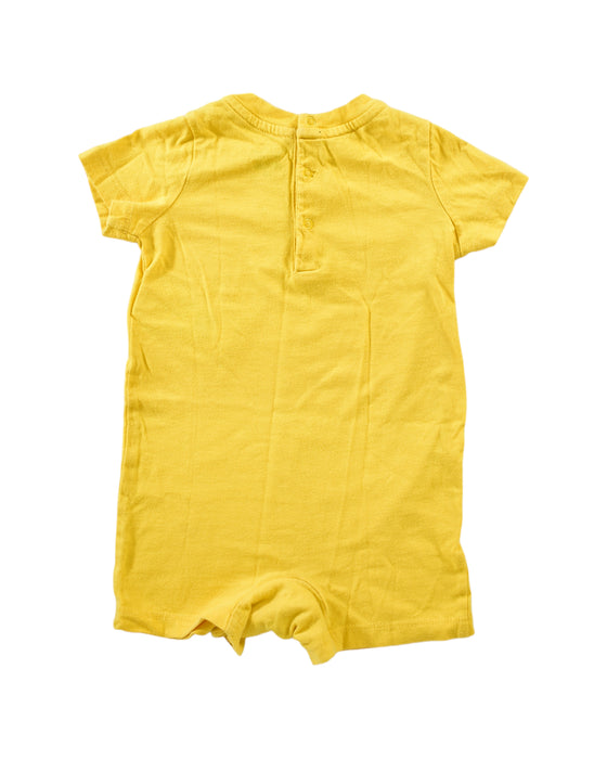 A Yellow Short Sleeve Rompers from Ralph Lauren in size 3-6M for boy. (Back View)