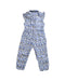 A Blue Sleeveless Jumpsuits from Gingersnaps in size 6-12M for girl. (Back View)