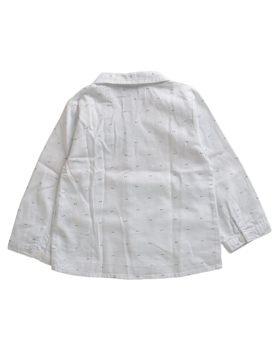 A White Shirts from Mayoral in size 6-12M for boy. (Back View)