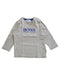 A Grey Long Sleeve Tops from Hugo Boss in size 6-12M for boy. (Front View)