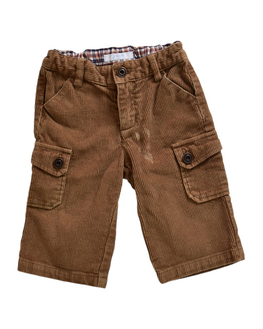 A Brown Jeans from Jacadi in size 3-6M for boy. (Front View)