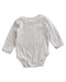 A White Long Sleeve Bodysuits from Little Green Radicals in size 0-3M for neutral. (Back View)