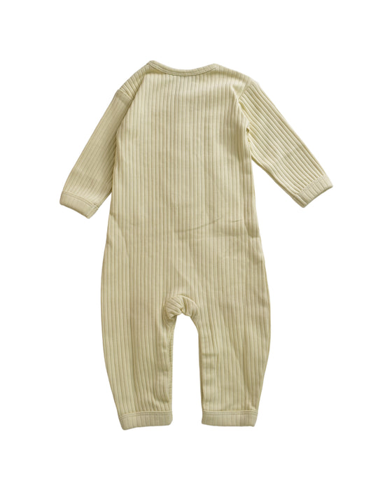 A Beige Long Sleeve Jumpsuits from Little Green Radicals in size 0-3M for neutral. (Back View)