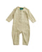 A Beige Long Sleeve Jumpsuits from Little Green Radicals in size 0-3M for neutral. (Front View)