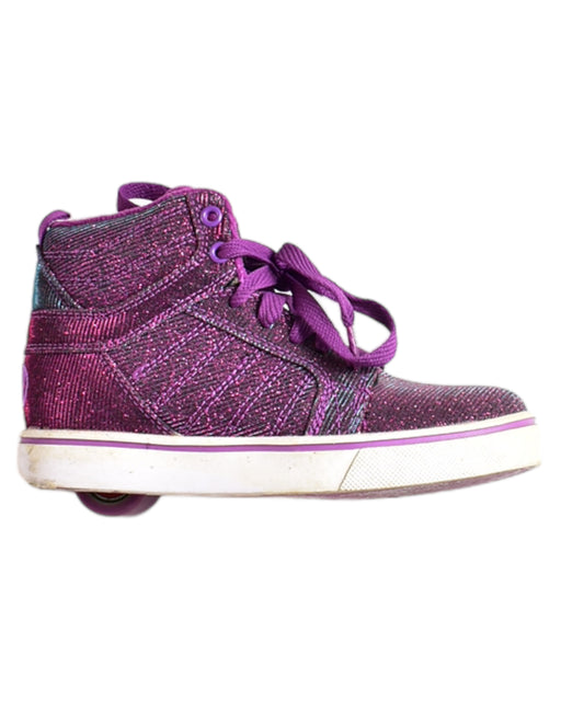 A Purple Sneakers from Heelys in size 7Y for girl. (Front View)