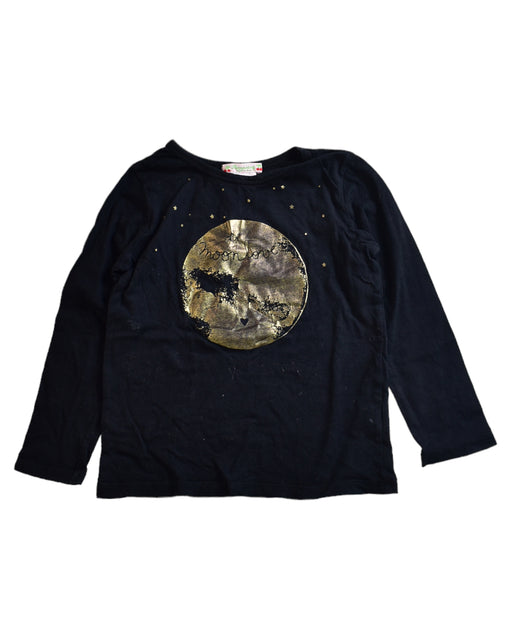 A Black Long Sleeve Tops from Bonpoint in size 4T for neutral. (Front View)